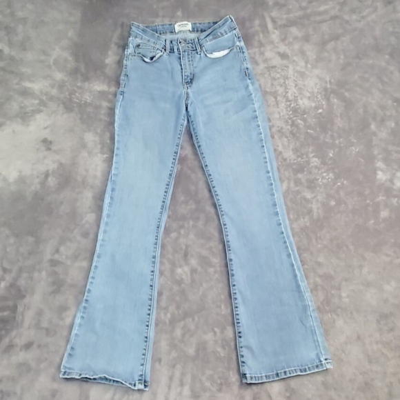 Denizen From Levi’s Sz 26x28 Mid Rise Bootcut Jeans Denim Flare Blue - Picture 1 of 9